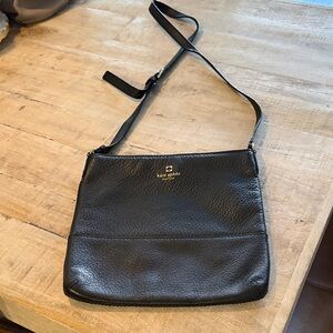Kate Spade Black Pebbled Leather Shoulder Bag